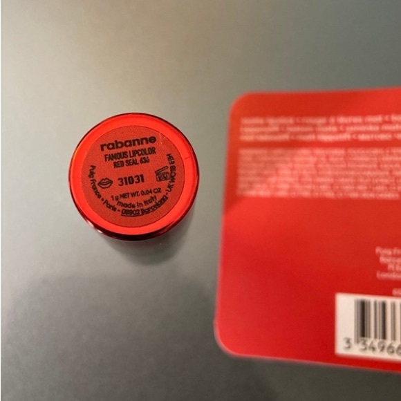 Rouge Rabanne Famous Lip Color - 636 Red Seal - Picture 3 of 3